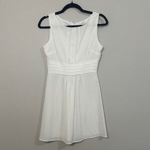 Annabella White Sleeveless Mini Dress